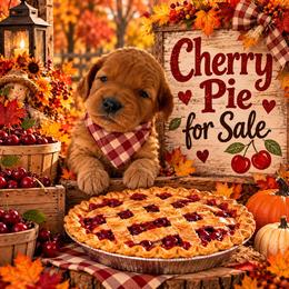 Cherry - Red  female Goldendoodle puppy in Cherry Tree, Pennsylvania from Plum Creek Acres Next Generation