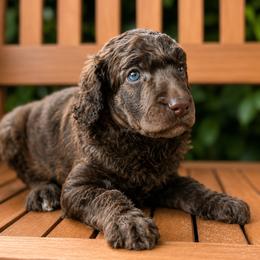 Tairn - Brindle male Poodle puppy in Spring Hill, Florida from Lecanto Puppy