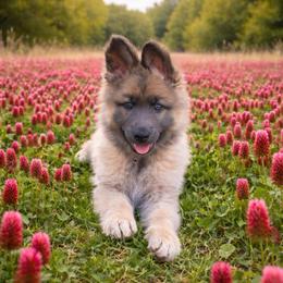 Girl 4 Little wild child Girl - Blue female German Shepherd puppy in Pelham, North Carolina from P & P Shepherds