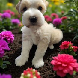 Parker - Wheaten male Miniature Schnauzer puppy in Lexington, North Carolina from Schnauzer Snobs