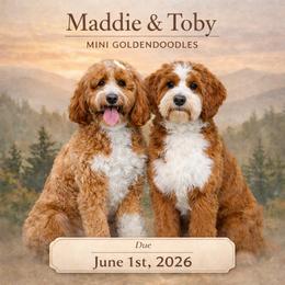 Goldendoodle puppies from Kim's Cove Dog Co.