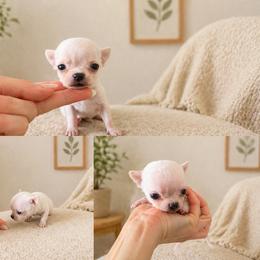 White boy - White male Chihuahua puppy in Miami, Florida from Natalias Tiny Puppies