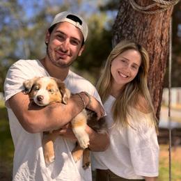 Oliver ( Dakota) - Red merle male Australian Shepherd puppy in Ramona, California from Blue Moon Aussies