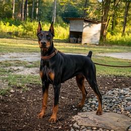 Ghost - Doberman Pinscher
