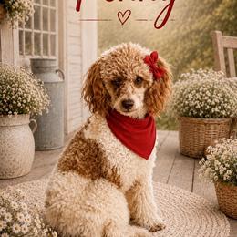 Penny - Merle female Cavapoo puppy in Spokane, Washington from Treasured Cavaliers of the Pacific Northwest