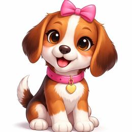Camille - Black tan and white female Beagle puppy in Jerome, Missouri from Beam's Beagles