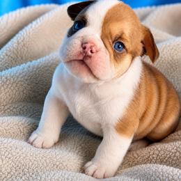 Baine - Fallow male Bulldog puppy in Marysville, Washington from BulldogWA