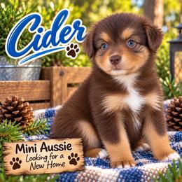Cider - Red tri male Miniature Australian Shepherd puppy in Idalou, Texas from Lonesome Pine Mini Aussies