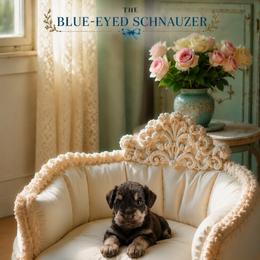 Kobe - Liver male Miniature Schnauzer puppy in Winter Haven, Florida from The Blue Eyed Schnauzer