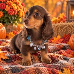Brody - Chocolate and tan male Dachshund puppy in Lincoln, Arkansas from Red Dirt Dachshunds