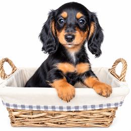 Amora - Black and tan female Dachshund puppy in Florida from Barkvenger Dachshunds