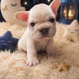 Atlas - Cream male French Bulldog puppy in Largo, Florida from Mosaic French Bulldogs