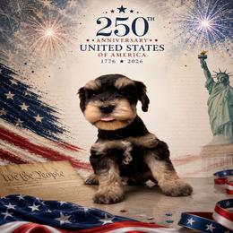 Justice - Black male Miniature Schnauzer puppy in Grantsville, Utah from Stellar Schnauzers