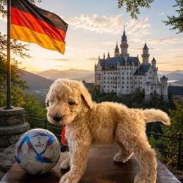 Germany - Apricot male Goldendoodle puppy in Houston, Texas from Were The Mack'Doodles
