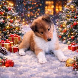 Prancer - Sable and white male Collie puppy in Carencro, Louisiana from Cajun Bayou's Collies LLC