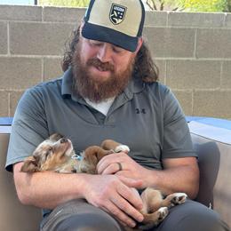 Jinx - Red merle female Australian Shepherd puppy in Tucson, Arizona from TTTNT Aussies