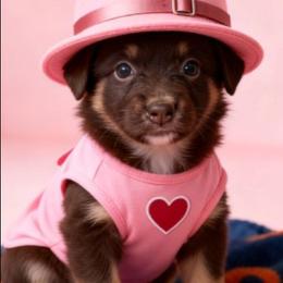 MOCHA BROWNIE - Red female Australian Shepherd puppy in Salem, Arkansas from Patchwork Kennels
