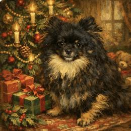 Marlie pet only - Black and tan female Pomeranian puppy in Kentucky from Em&M Pomeranians