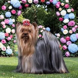 Goober - Blue and gold male Yorkshire Terrier puppy in Kendallville, Indiana from Yorkies Kisses
