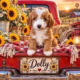 Dolly - Red  female Goldendoodle puppy in Ozark, Missouri from Halo Doodles