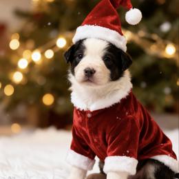 Rita - Black tri-color female Australian Shepherd puppy in Sedalia, Missouri from Affinity Aussies