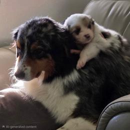 Australian Shepherd and Chow Chow Puppies from Calypso Chow Chows and Australian Shepherds