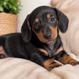 Reilly - Black and tan male Dachshund puppy in Desloge, Missouri from Snows Doxies