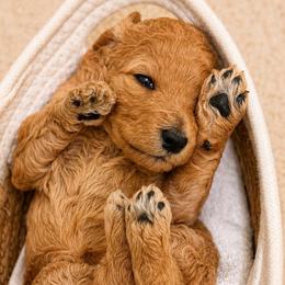 Anastasia - Apricot female Poodle puppy in Tallahassee, Florida from Brivali Poodles