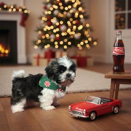 Cola - Brown and white male Shichon puppy in Brainerd, Minnesota from Angie’s Teddy Bear Puppies Minnesota