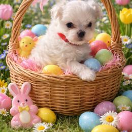 Hope - White female Maltese puppy in Coats, North Carolina from Angie's Puppies