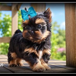 Remington - Black and tan male Yorkshire Terrier puppy in Warren, Michigan from Danielle's Yorkie Babies