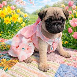 Angel - Fawn female Pug puppy in Winter Haven, Florida from Lisa's Pugalicious Pugs