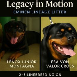 Rottweiler puppies from Vom Uberlegenen Rottweilers