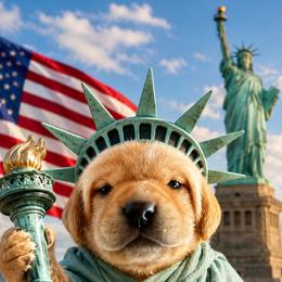 Liberty - Yellow female Labrador Retriever puppy in Cheney, Washington from Loudon's Labradors