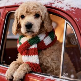 Miss Pink Collar - Cream female Poodle puppy in Screven, Georgia from Dreamland Standard Poodles