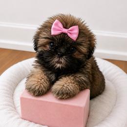 Lady - Sable female Shih Tzu puppy in Covington, Georgia from Top Hats 2  Shih Tzu’s