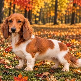Emil - Dapple male Dachshund puppy in Industry, Illinois from KDKs Kennels