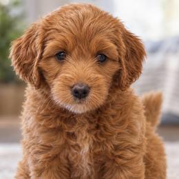 Mary Jane - Cream female Goldendoodle puppy in Point, Texas from Tiny Paws Goldendoodles