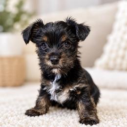 Wesson - Black and tan male Yorkshire Terrier puppy in Goode, Virginia from Glass Hill Yorkies