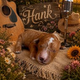 Hank - Red  male Goldendoodle puppy in Ozark, Missouri from Halo Doodles