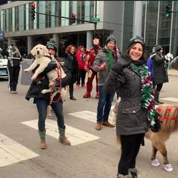 "Therapy Puppy Bliss at the Chicago Thanksgiving Day Parade" Golden Retriever Puppies from Montrose Goldens