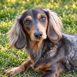 Remington - Blue and tan male Dachshund puppy in Greenup, Kentucky from Tygart Creek Dachshunds